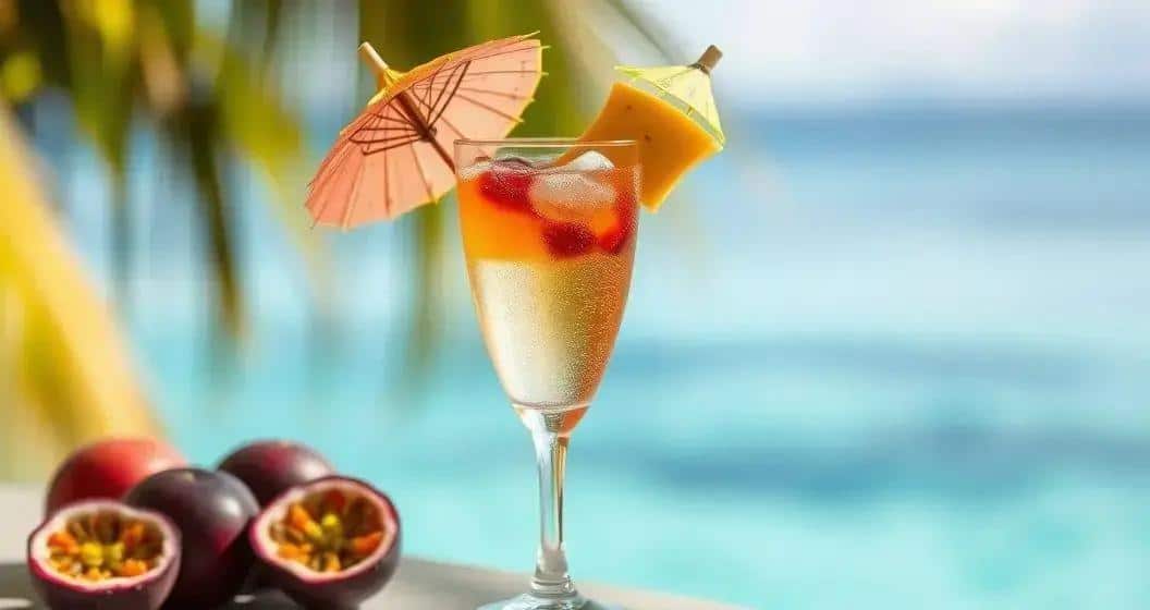 Bevanda Energetica con Spumante e Frutto della Passione: Delizia Rinfrescante