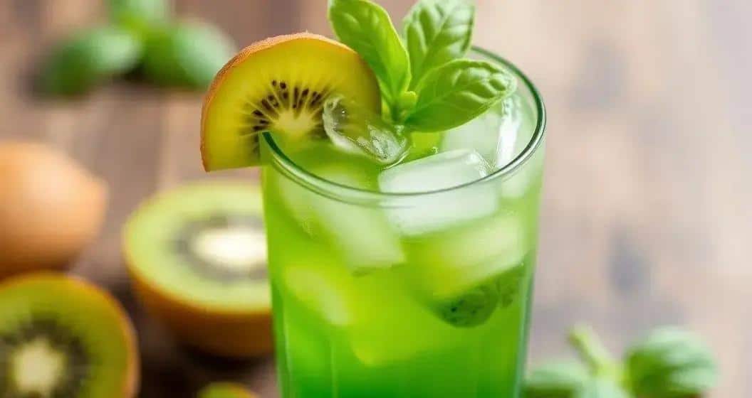 Bevanda Verde con Soda al Kiwi e Basilico: Ricetta Rinfrescante da Provare Oggi