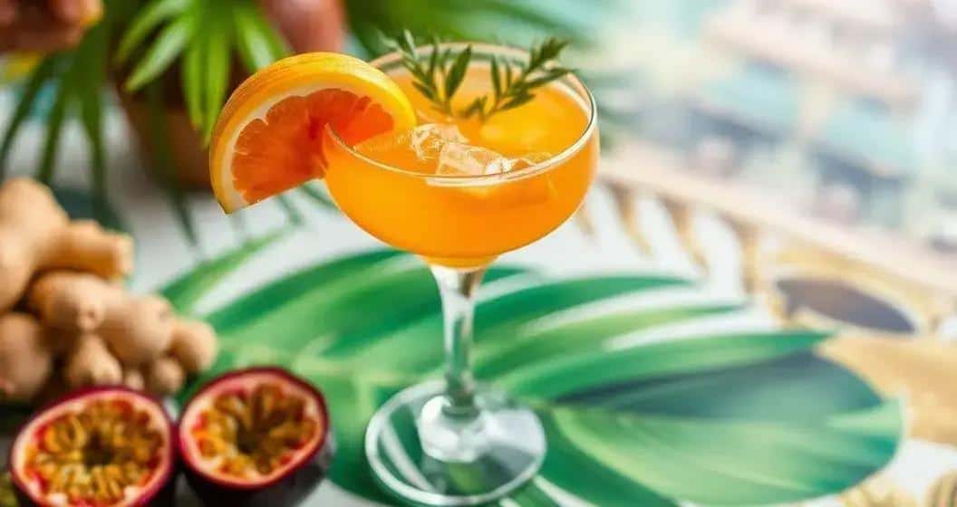 Caipirinha al Frutto della Passione con Zenzero: Calmante e Rivitalizzante!