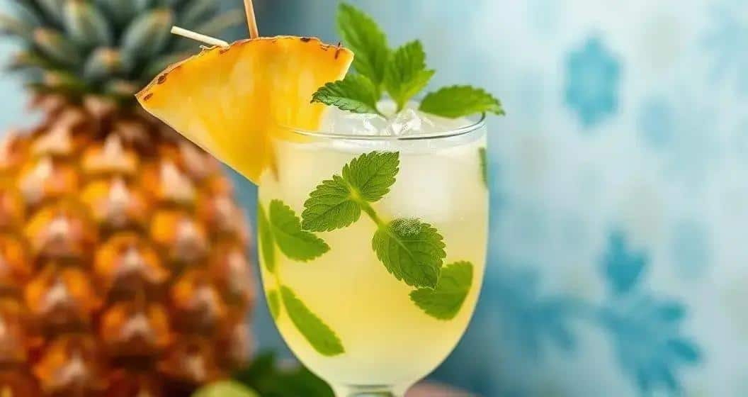 Caipirinha all’Ananas con Menta: Un Tocco Fresco al Classico