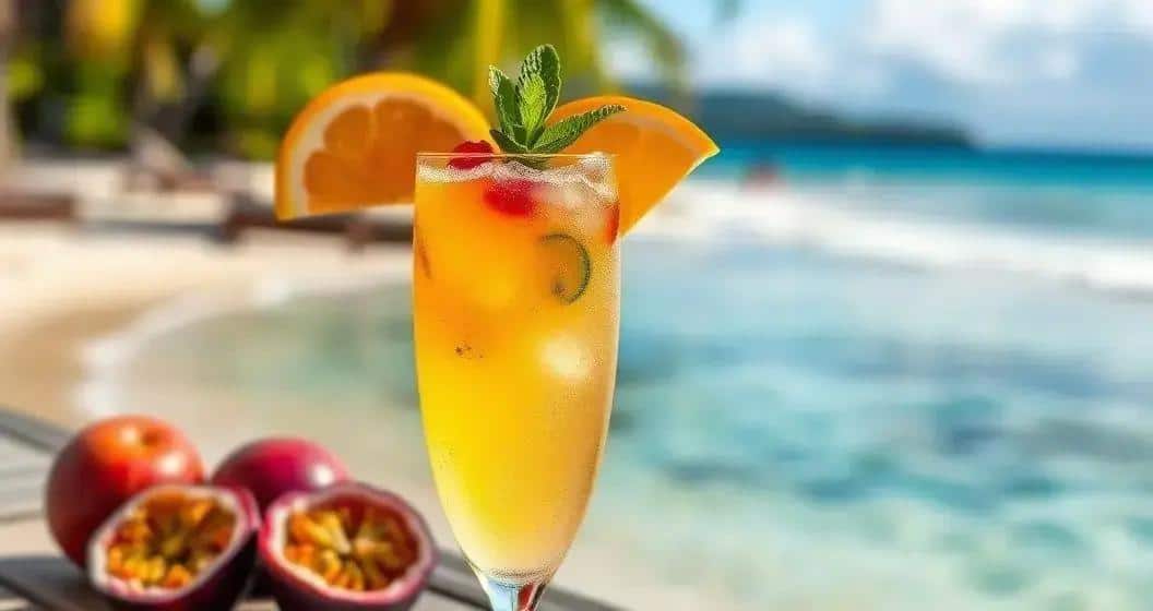 Caipirinha con Spumante e Succo di Frutto della Passione: Una Variante Rinfrescante