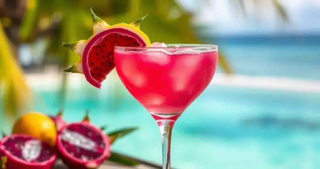 Caipiroska al Frutto del Drago con Scorza di Limone Siciliano: Una Variante Esotica Rinfrescante