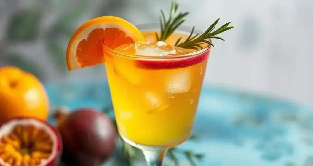 Caipiroska al Frutto della Passione con Rosmarino: Una Variante Fresca del Classico