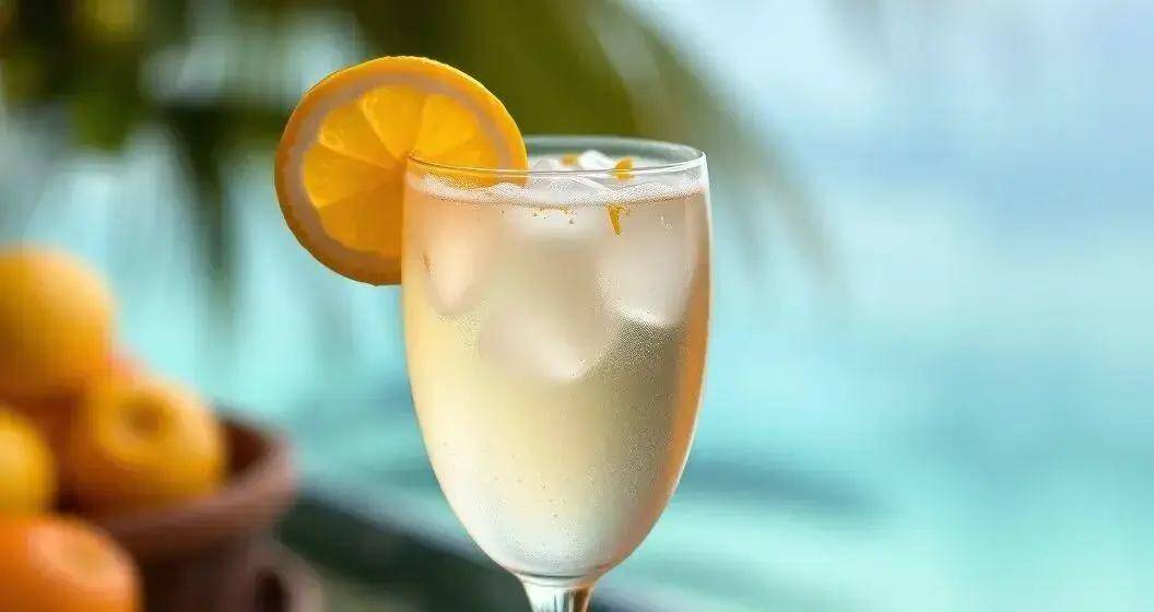 Champagne con Liquore al Cocco e Scorza di Limone: Un Tocco Tropicale da Amare