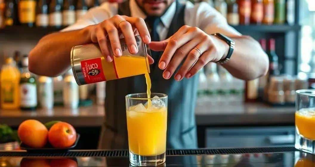 Come mescolare Pisco e succo di mango