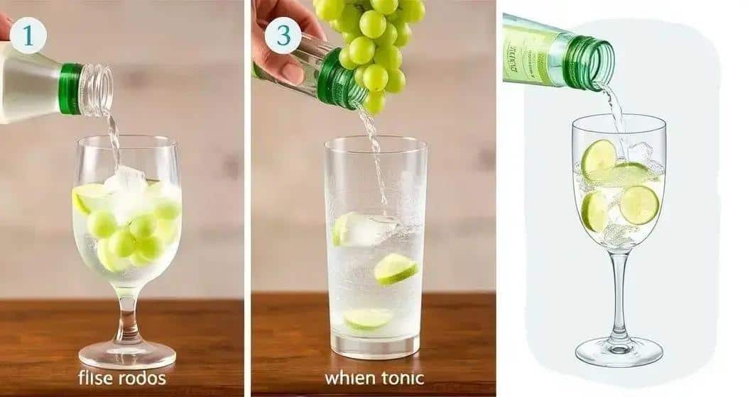 Come Preparare Gin Tonic con Uva Verde