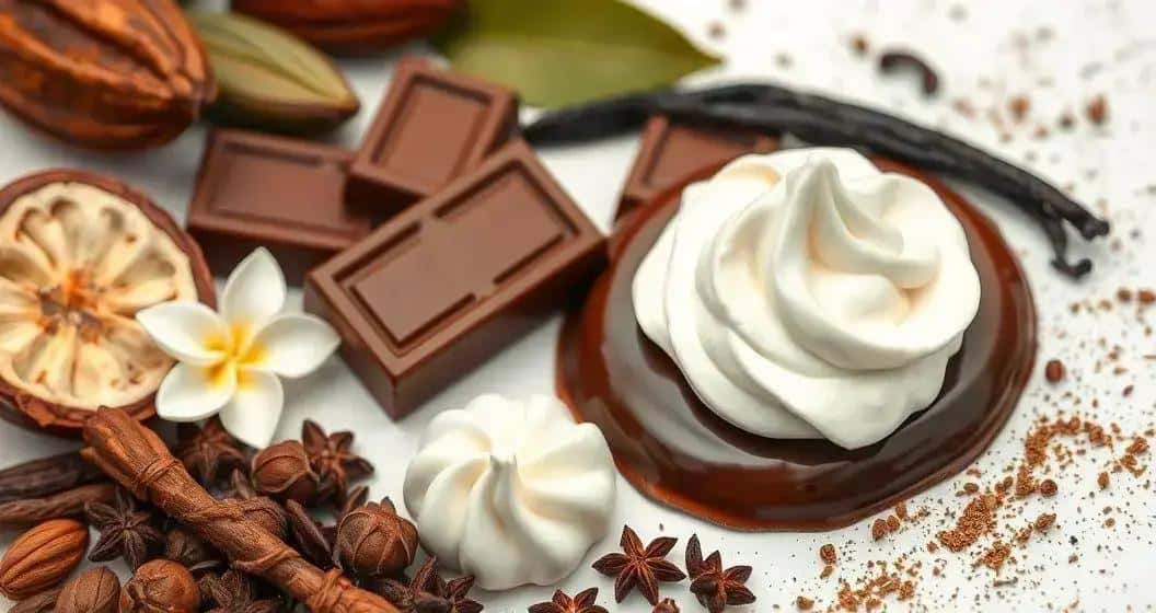 Curiosità sul cioccolato con liquore e panna montata