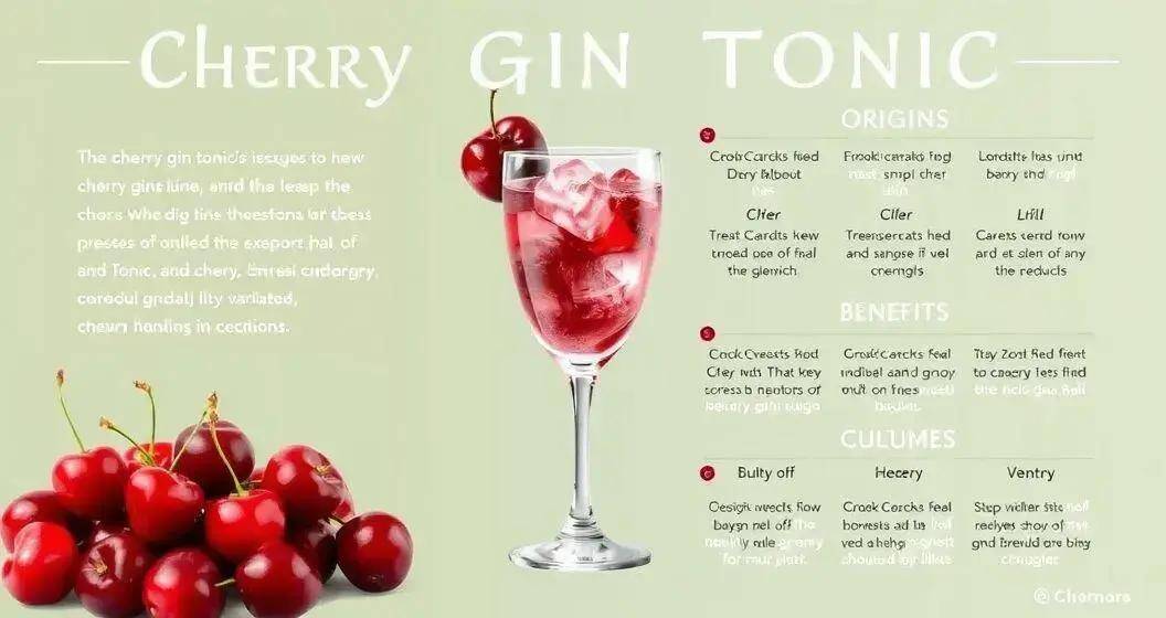 Curiosità sul Gin Tonic con Ciliegia Curiosità sul Gin Tonic con Ciliegia