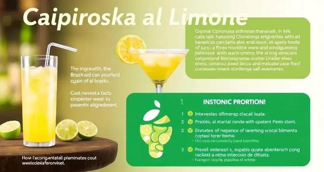 Curiosità sulla Caipiroska al Limone