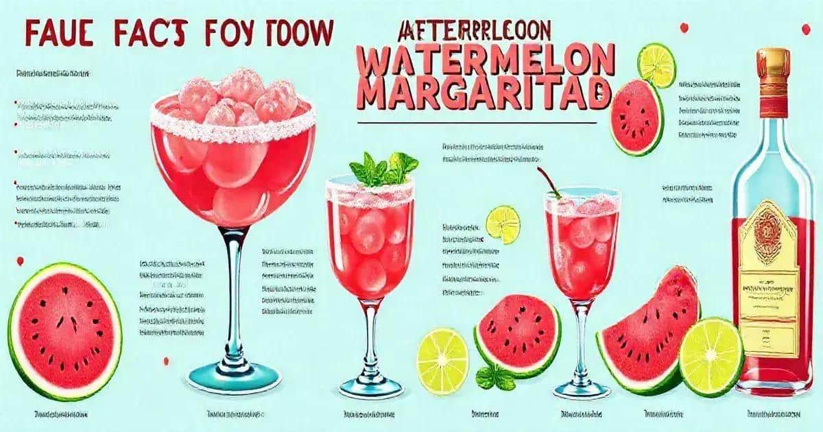 Curiosità sulla margarita con soda all’anguria