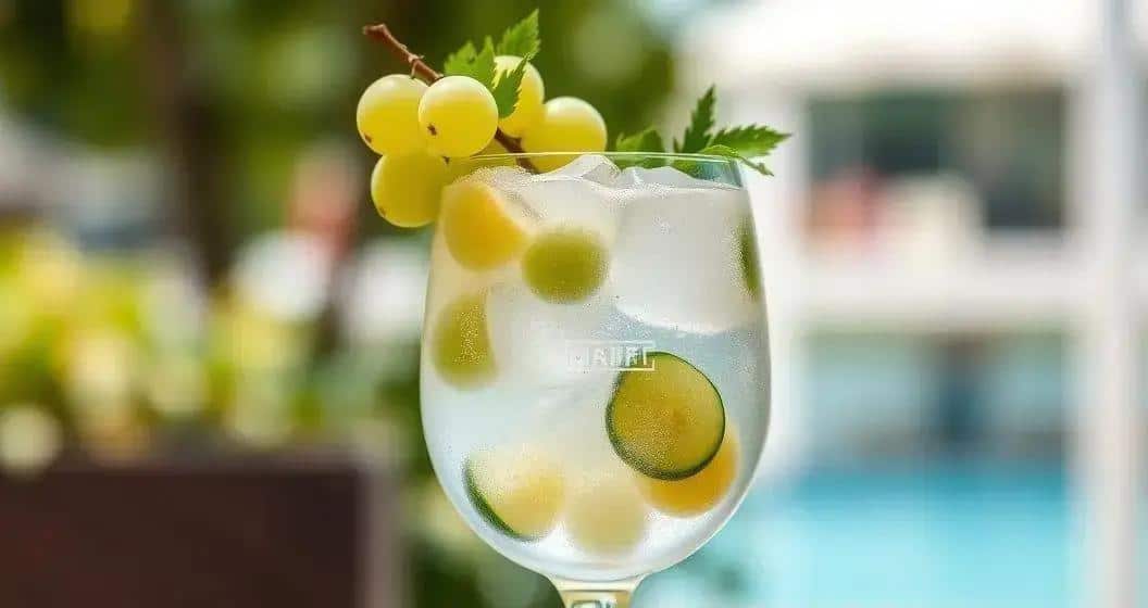 Gin Tonic con Uva Verde: Delizioso e Rinfrescante!