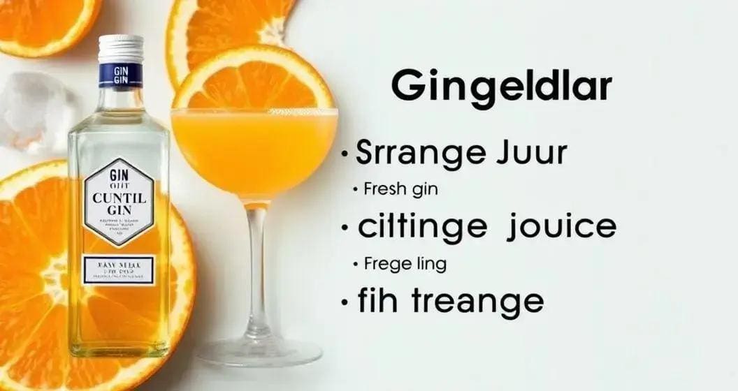 Ingredienti del Martini all’arancia Ingredienti del Martini all’arancia