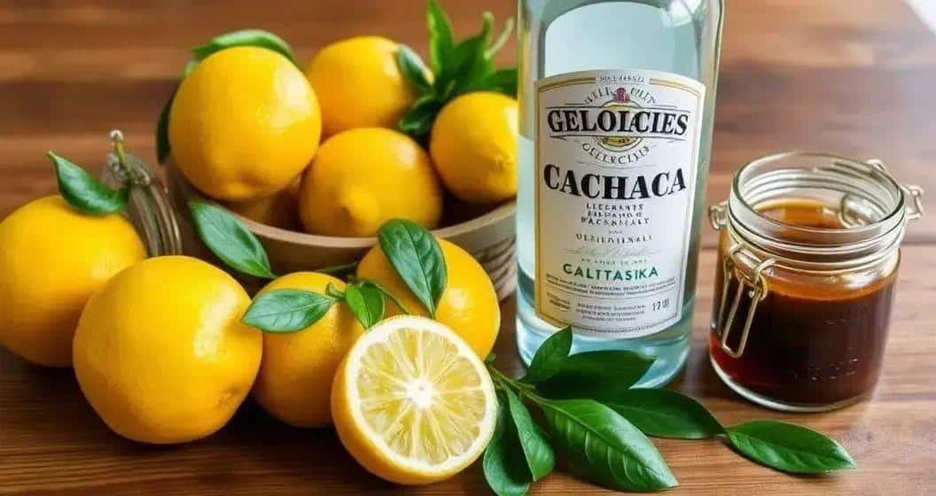 Ingredienti della Caipirinha al Limone di Sicilia con Melassa