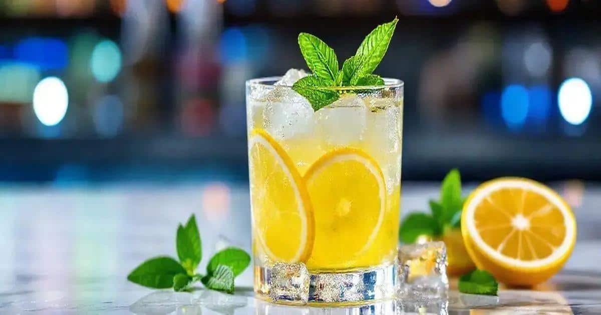 Ingredienti della Caipiríssima con bevanda energetica