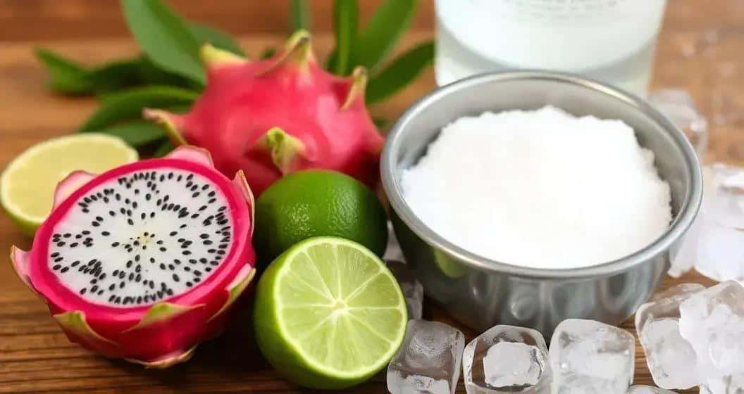 Ingredienti della Caipirissima di Pitaya