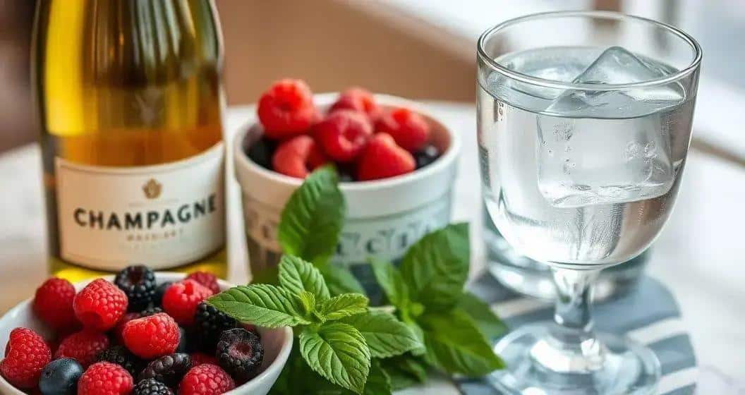 Ingredienti per Cocktail con Champagne