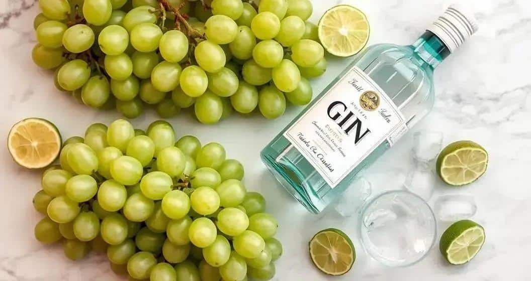 Ingredienti per Gin Tonic con Uva Verde