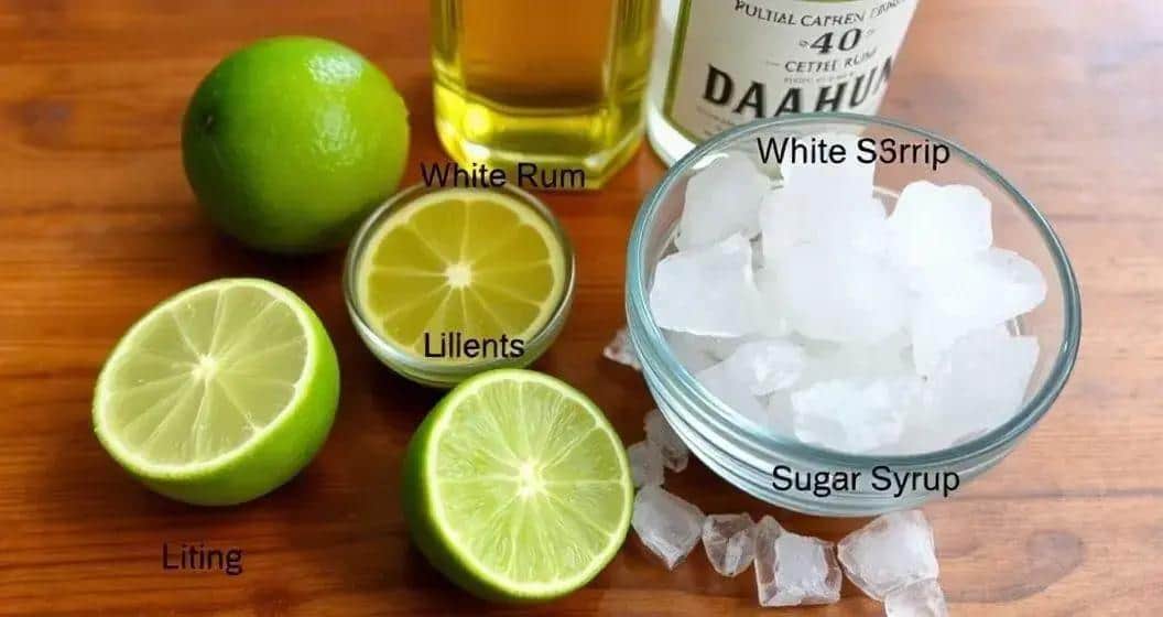 Ingredienti per il Daiquiri Ingredienti per il Daiquiri