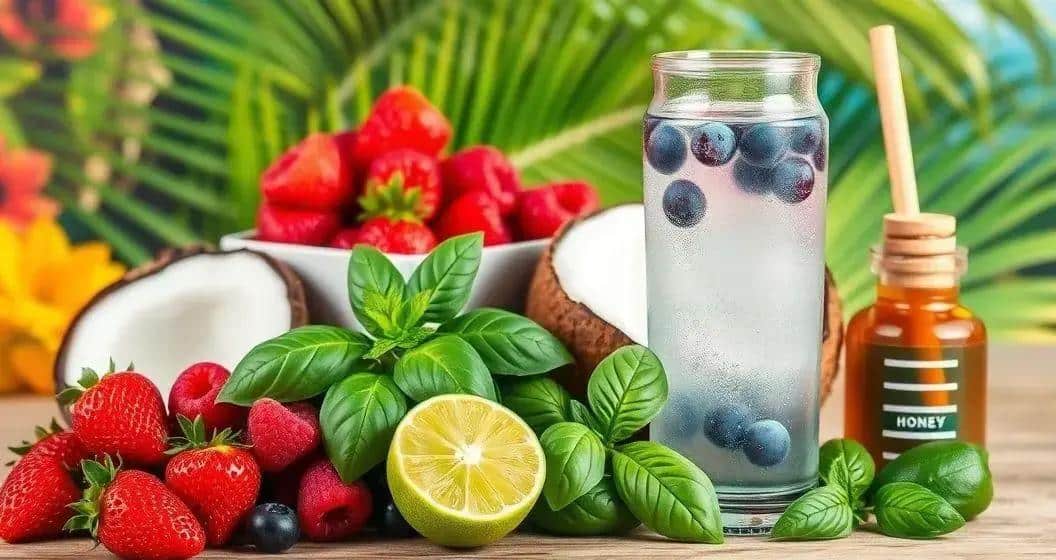 Ingredienti per la Bevanda Energetica Tropicale