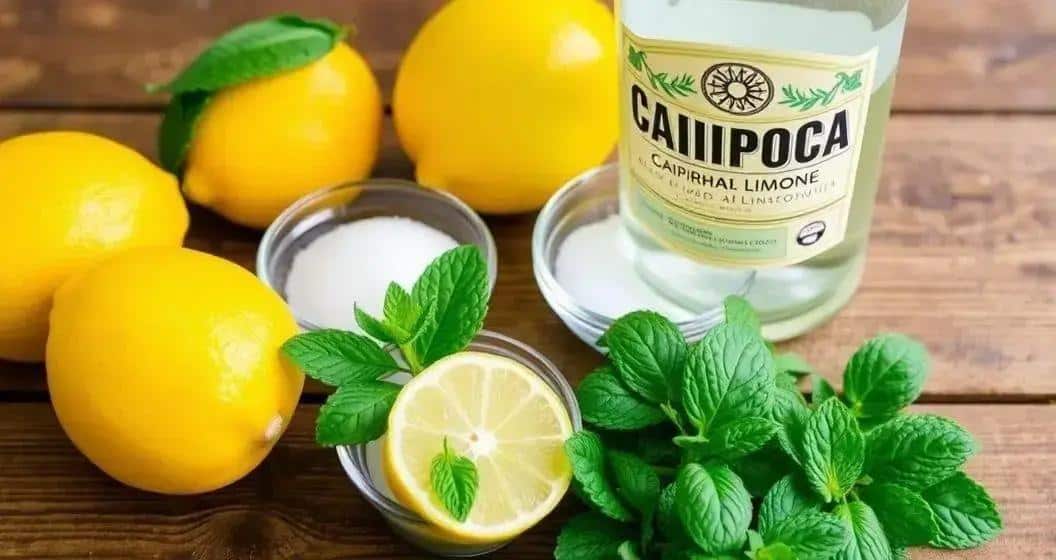 Ingredienti per la Caipirinha al Limone Ingredienti per la Caipirinha al Limone