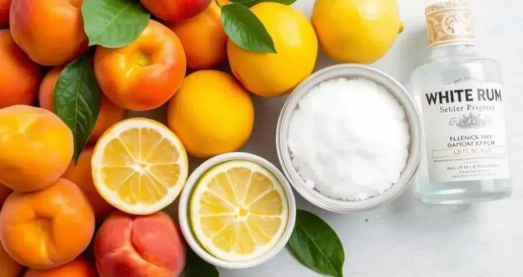 Ingredienti per la Caipirinha all’albicocca