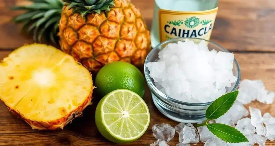 Ingredienti per la Caipirinha all’ananas