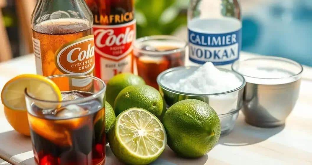 Ingredienti per la Caipiroska Cuba Libre