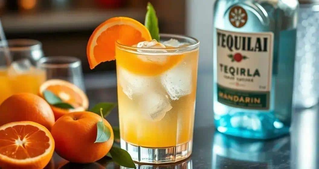 Ingredienti per Tequila con soda al mandarino
