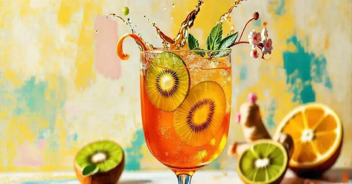 larte di mescolare laperol con soda e kiwi - Best Blog Brasil - Os Blogs mais Incríveis da Web