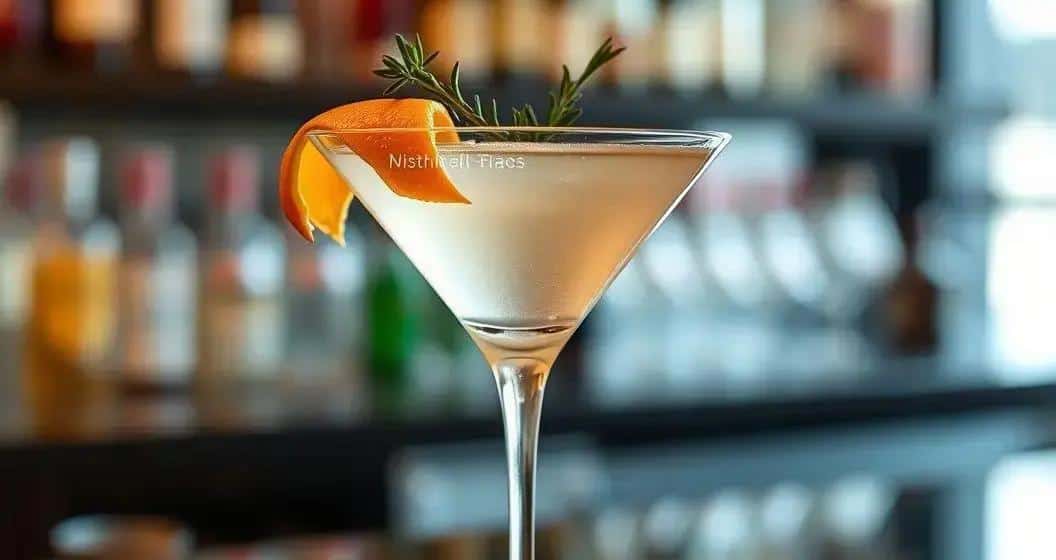 Martini con Scorza d’Arancia e Timo: Una Variante Rinfrescante del Classico