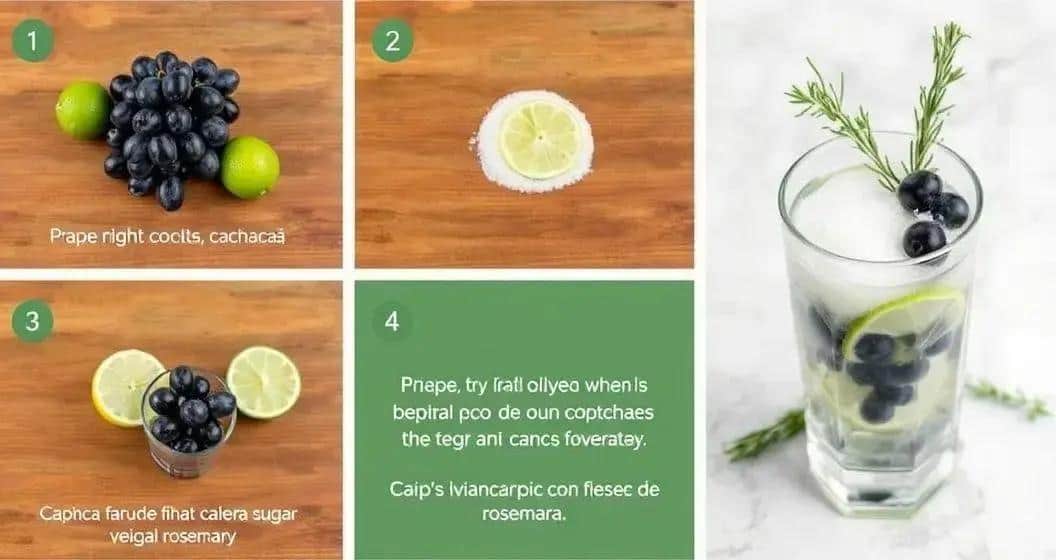 Metodo di preparazione: come fare la Caipiríssima all’uva Metodo di preparazione: come fare la Caipiríssima all’uva