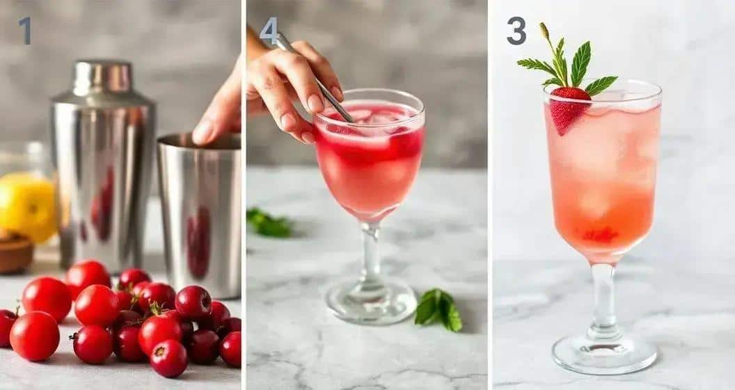 Metodo di preparazione della Birra con schiuma ai frutti rossi e rum