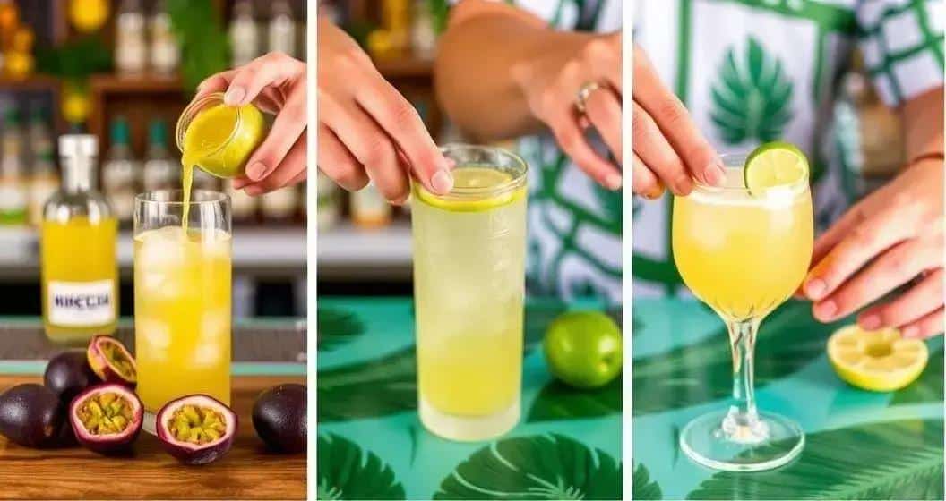Metodo di Preparazione della Caipirinha Exotica