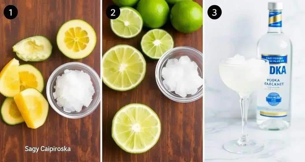 Metodo di preparazione della Caipiroska al Cajá