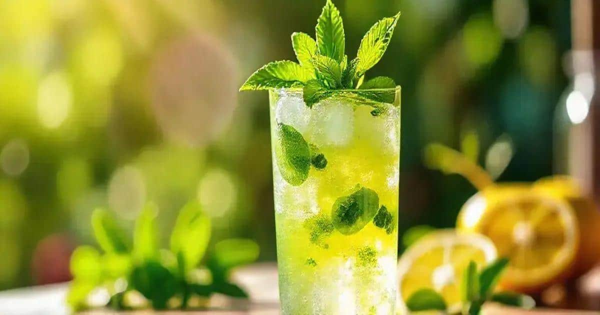 Mojito con Soda alla Mela Verde e Zenzero: Ti Aspetta una Variante Rinfrescante