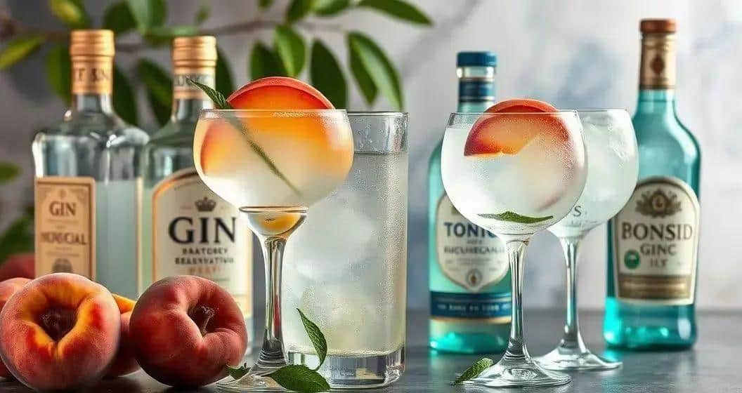 Origine del cocktail Gin Tonic con Pesca Origine del cocktail Gin Tonic con Pesca