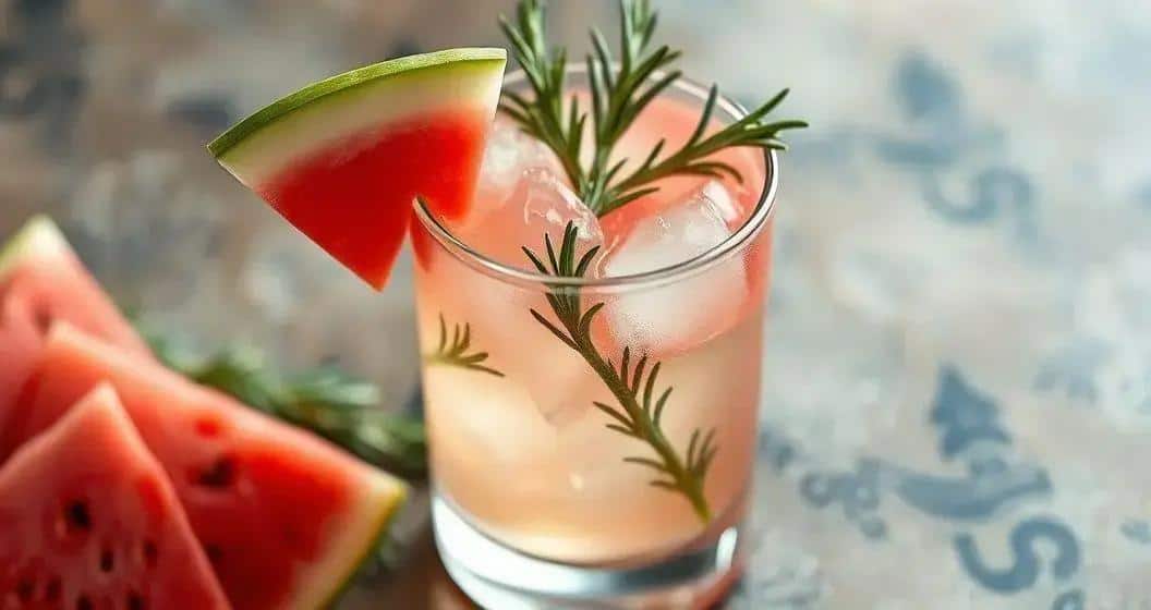 Pisco con Succo di Anguria e Rosmarino: Un Cocktail Rinfrescante Delizioso