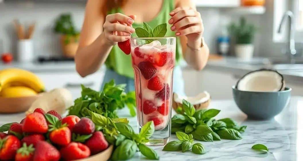 Preparazione della Bevanda con Frutti Rossi