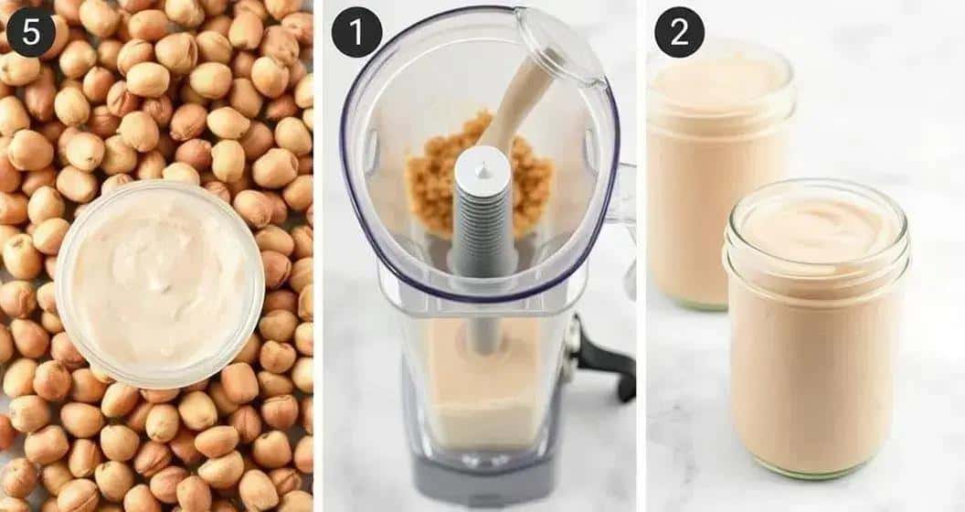 Preparazione della crema alla nocciola