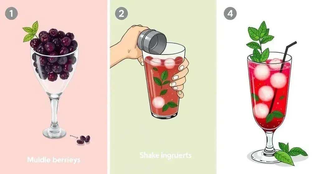 Procedimento per preparare il cocktail Procedimento per preparare il cocktail