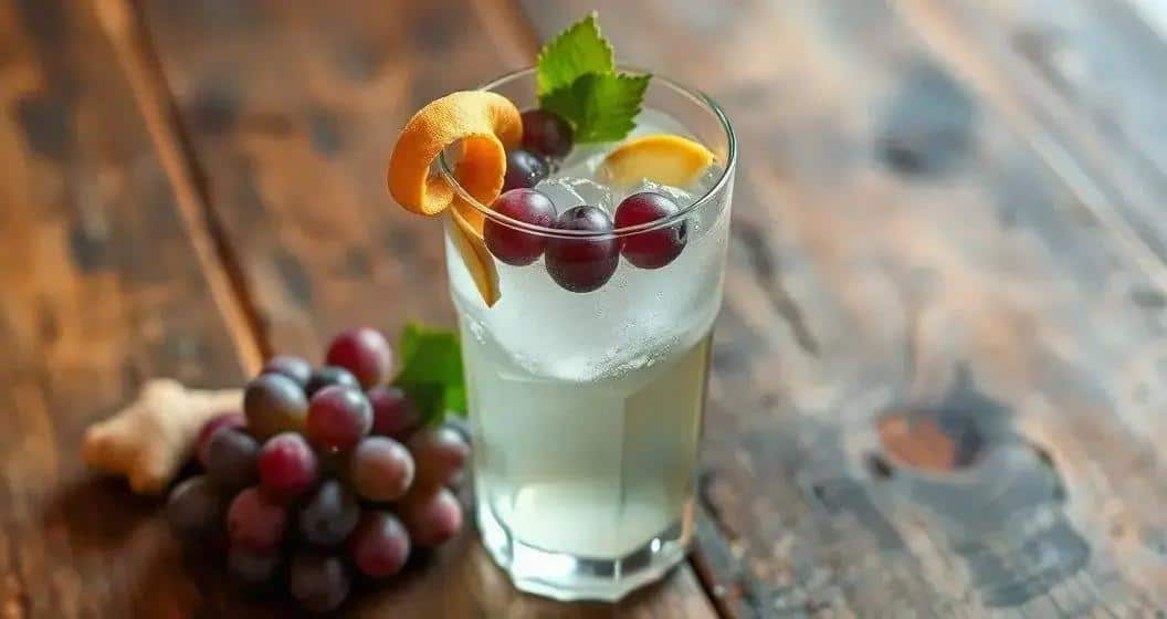 Soda all’Uva con Scorza di Zenzero: Una Variante Rinfrescante ai Sapori Classici