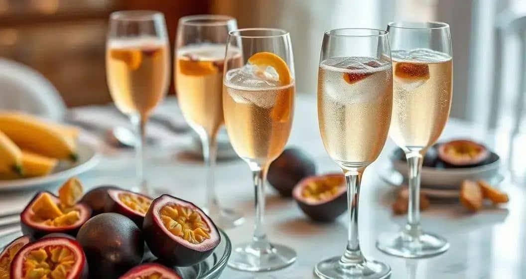 Suggerimenti per servire Champagne con schiuma di frutto della passione