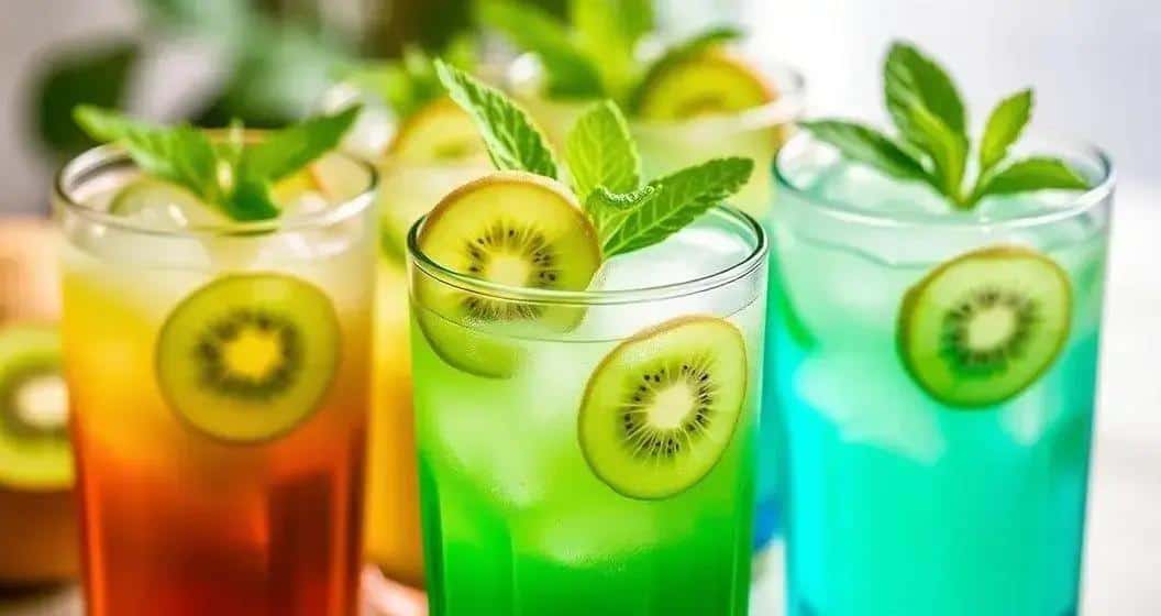 Suggerimenti per servire la bevanda verde in modo creativo