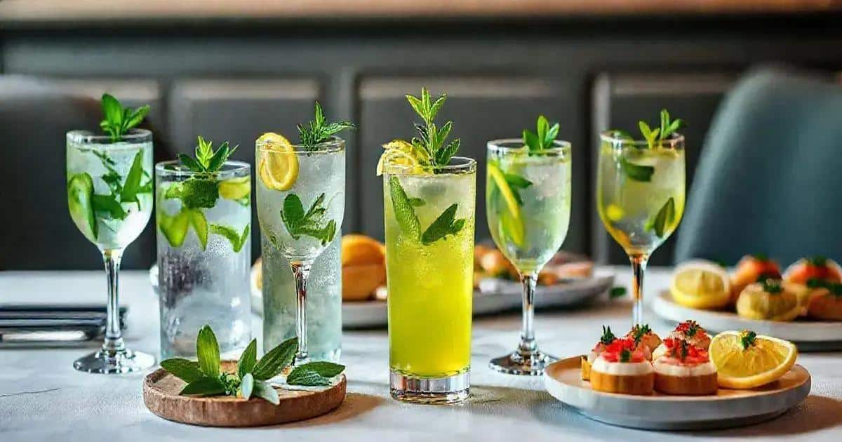 Suggerimenti per servire vodka con tè verde e menta