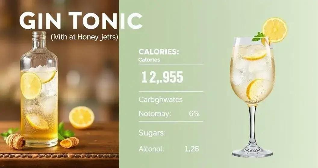 Valori Nutrizionali del Gin Tonic con Liquore al Miele