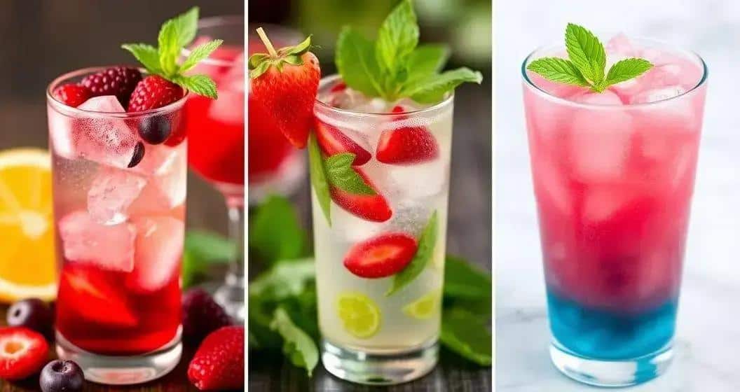 Varianti creative del cocktail con frutti rossi Varianti creative del cocktail con frutti rossi