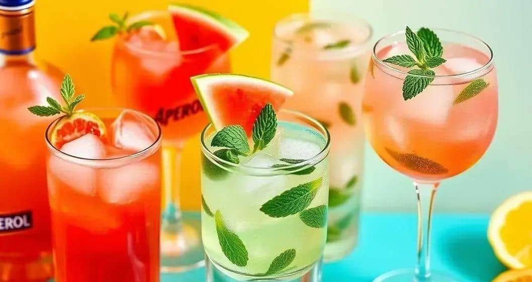 Varianti del cocktail Aperol con succo di anguria