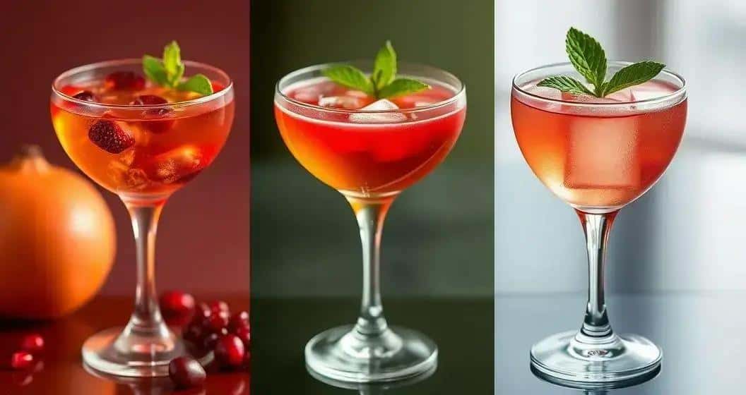 Varianti del Cocktail Cognac con Frutti Rossi Varianti del Cocktail Cognac con Frutti Rossi