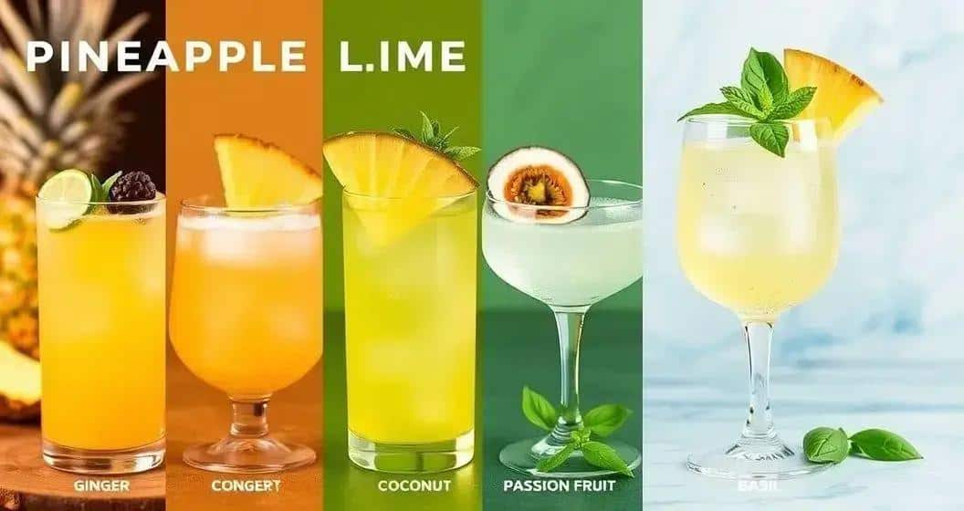 Varianti della Ricetta Cachaça con Ananas Varianti della Ricetta Cachaça con Ananas