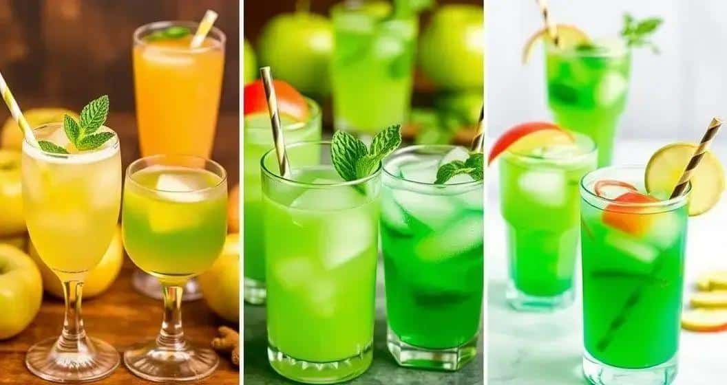 Variazioni del cocktail alla mela verde